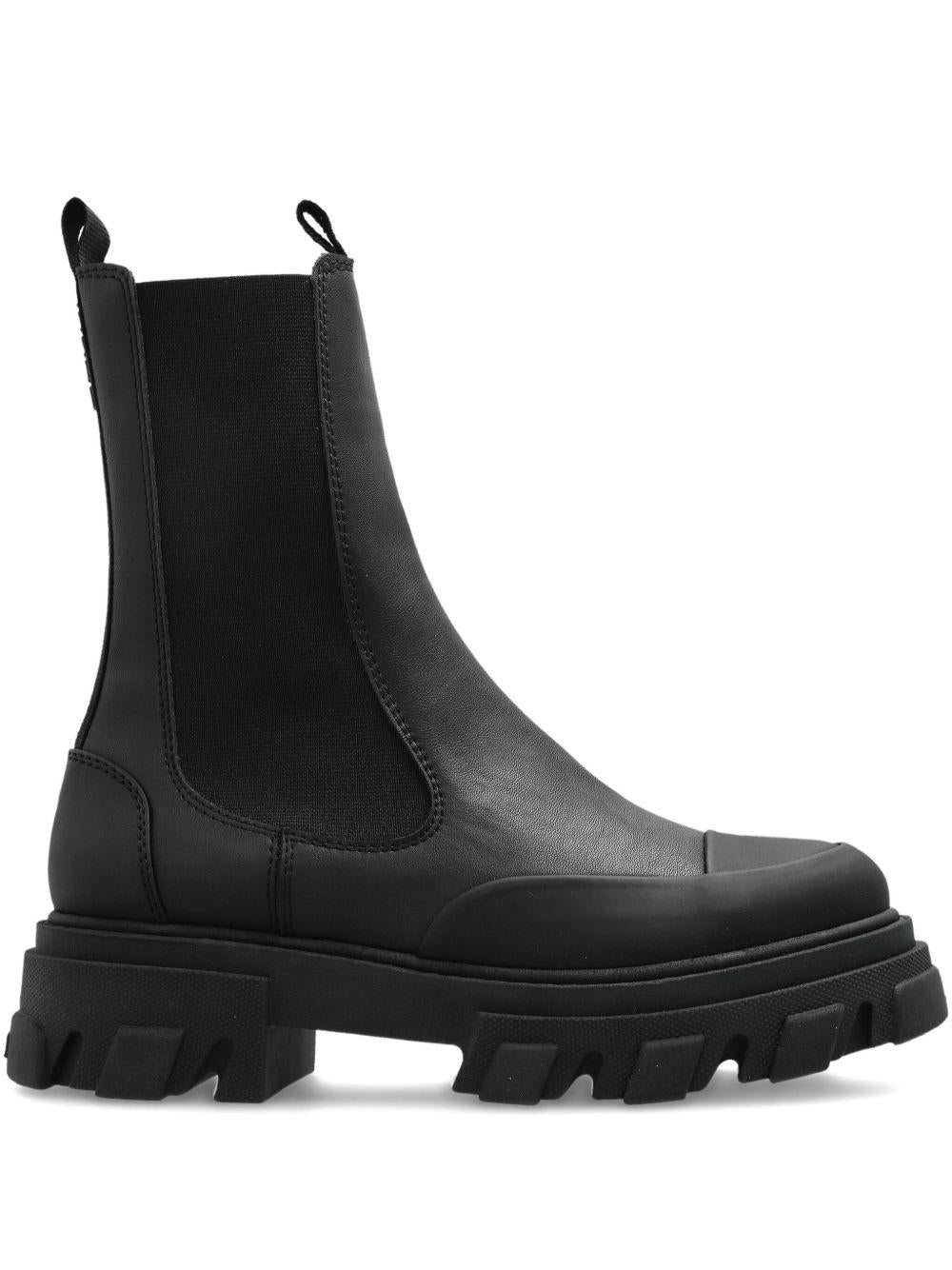 Ankle boots with tank tread soles S3238 099 GANNI 