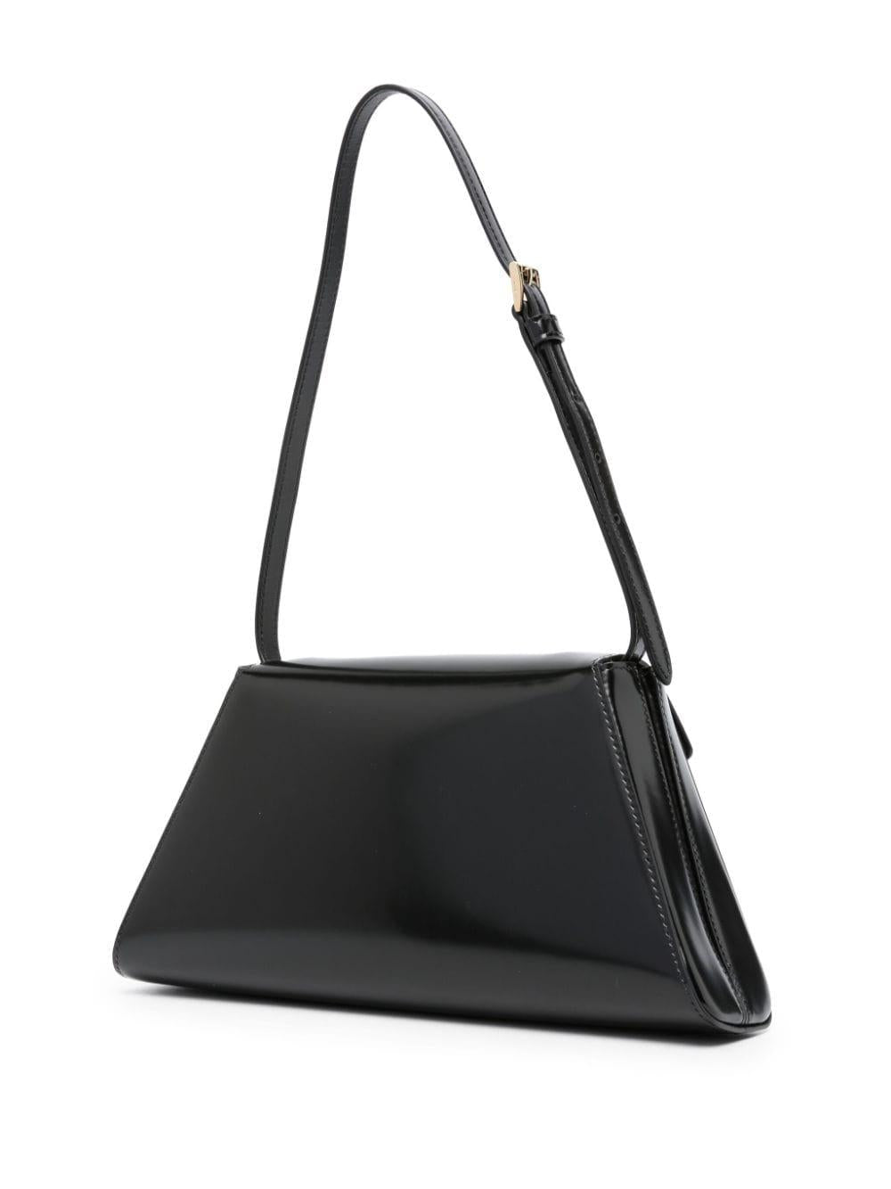 Triangle-logo leather shoulder bag 1BD343 ZO6F0002 PRADA 