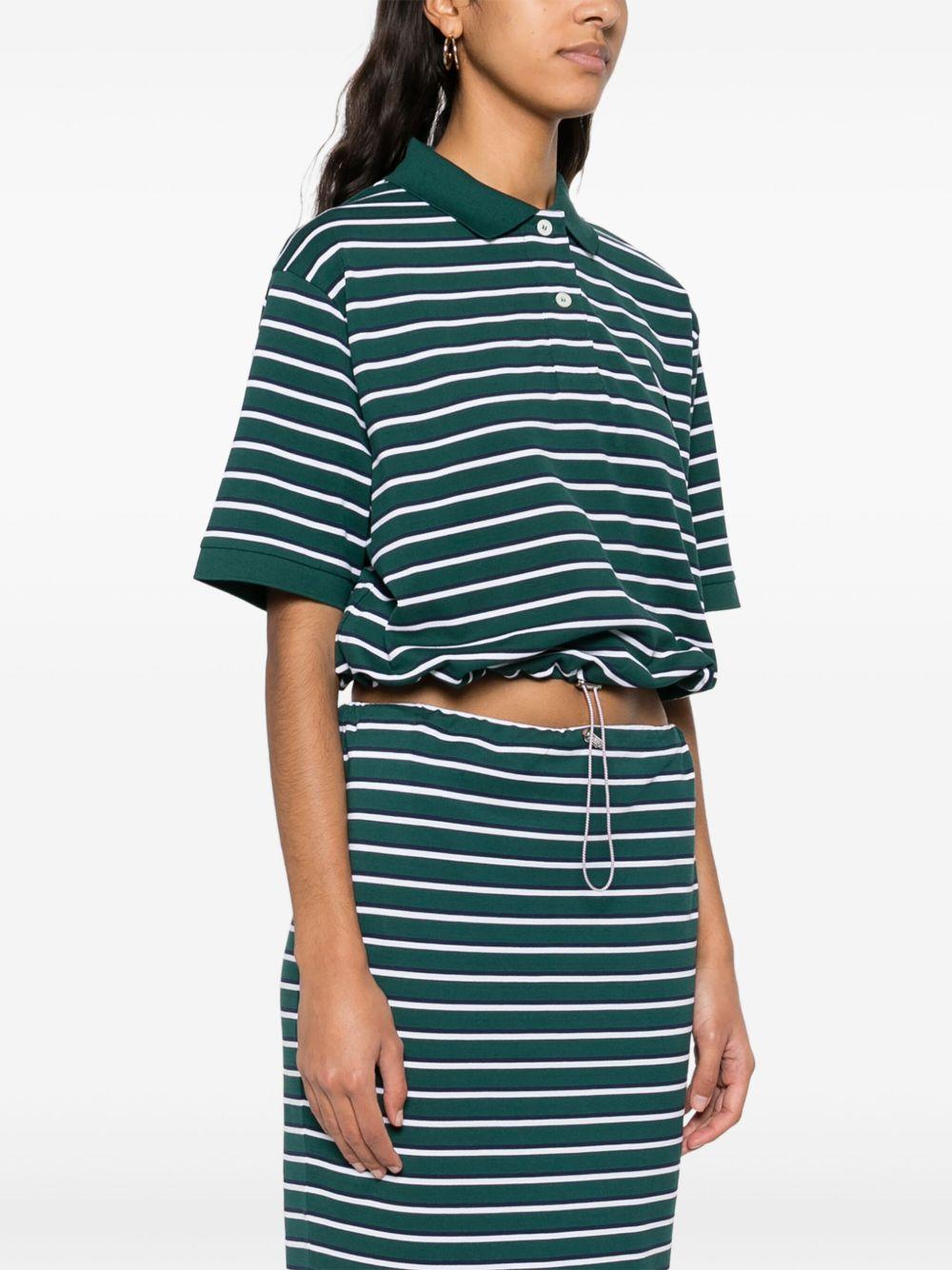 Striped polo top<BR/><BR/><BR/> 39609 16WCF0B8Q PRADA 