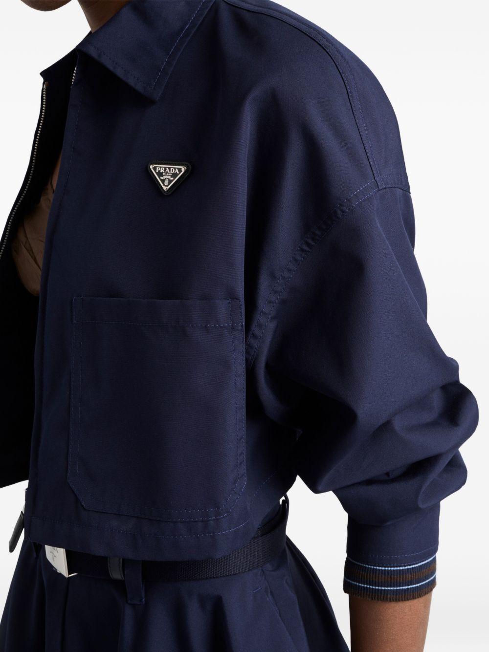 Poplin blouson jacket P536OG187P S-OOOF0008 PRADA 