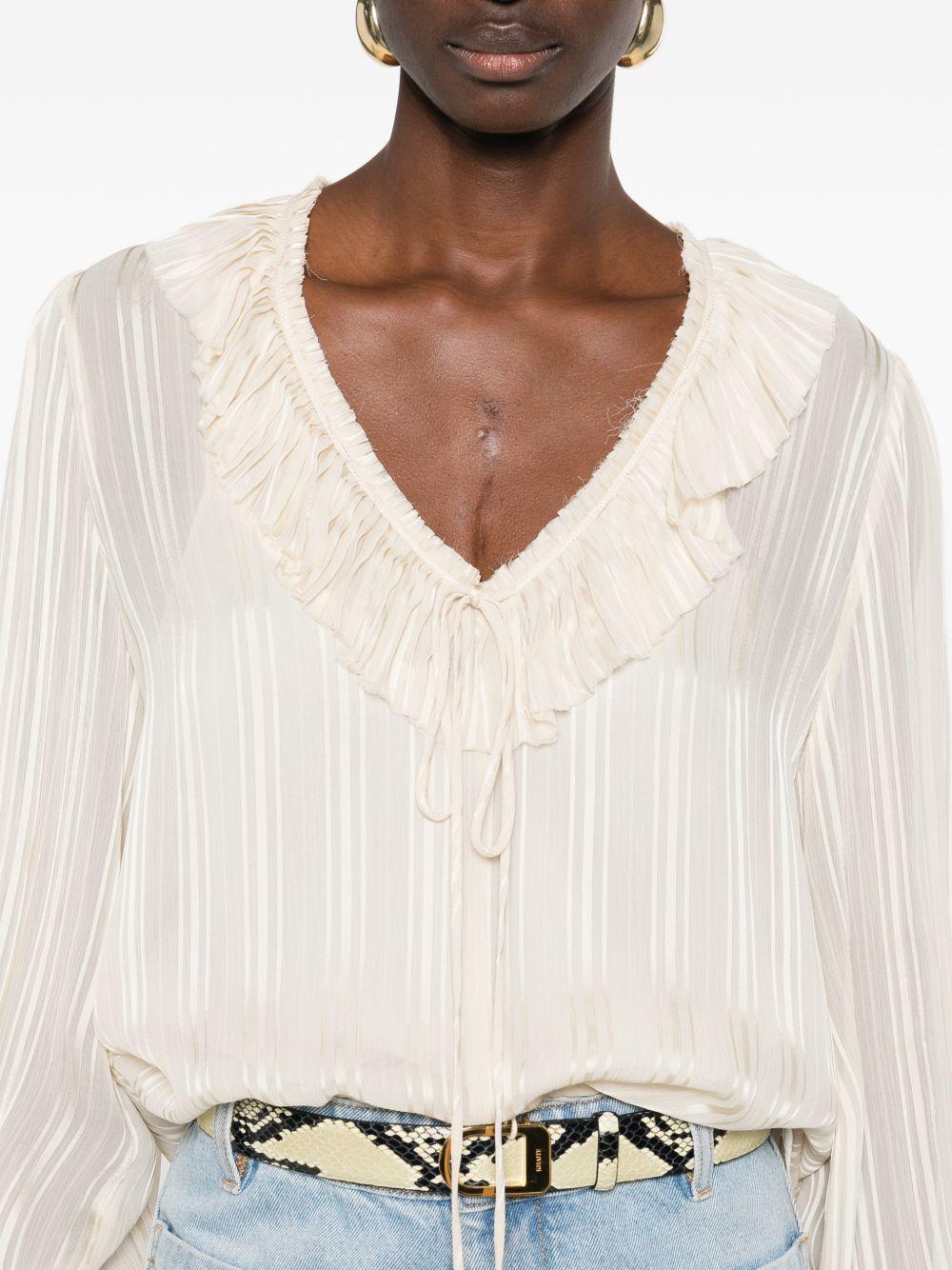 Biddy blouse with ruffles 106276 A373C00 PINKO 