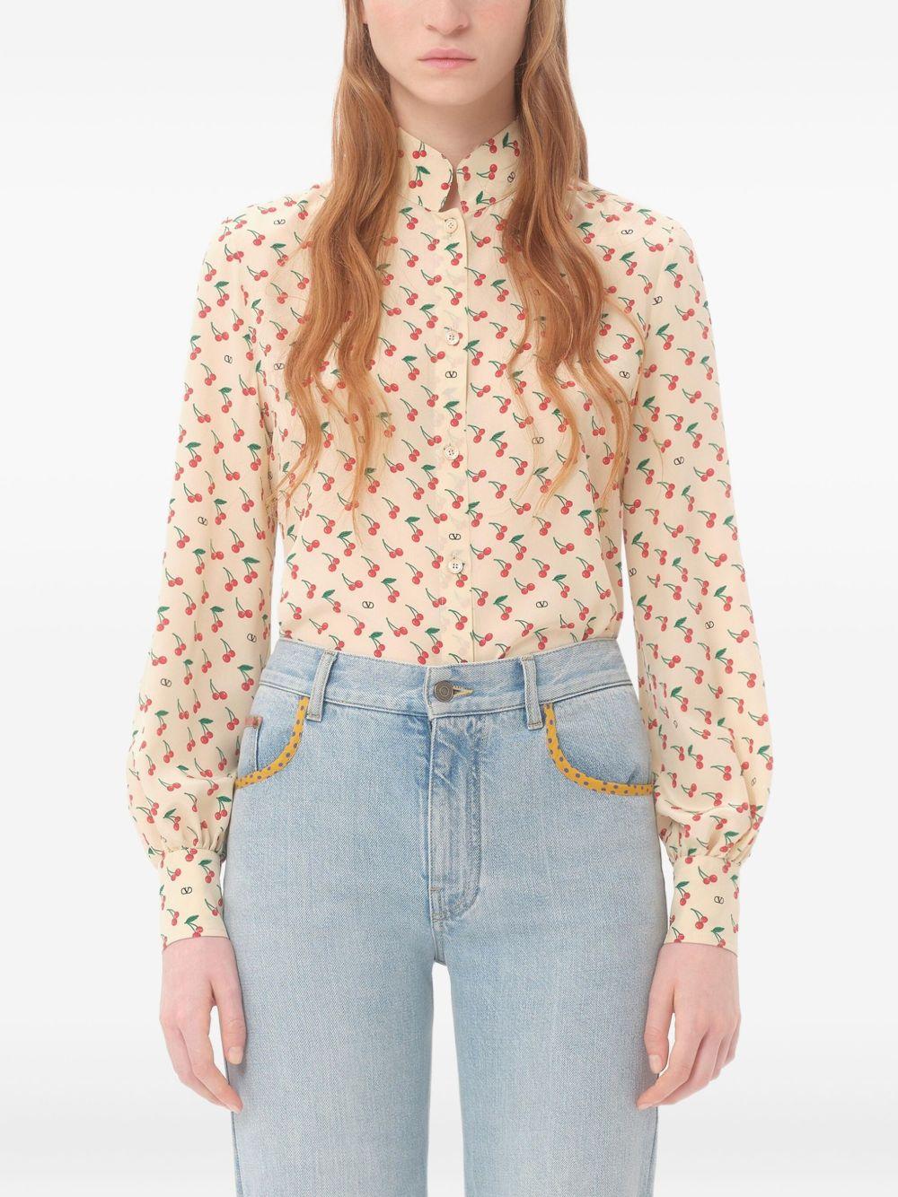 Cherryfic shirt<BR/><BR/> 7B3AB7U09M9 CRF VALENTINO GARAVANI 