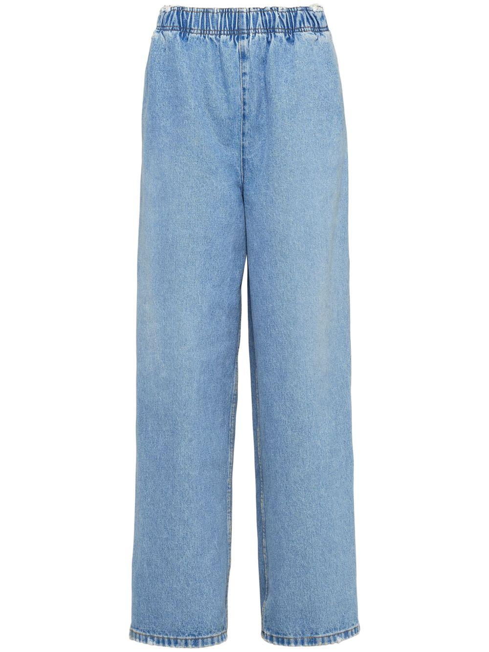 Triangle logo jeans GFP509 14CCF0BAU PRADA 