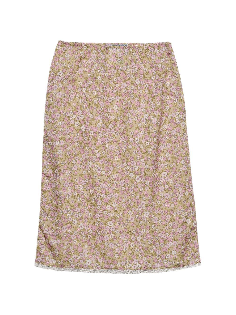 Floral print Re-Nylon midi-skirt 21H03719DI S-OOOF0E18 PRADA 
