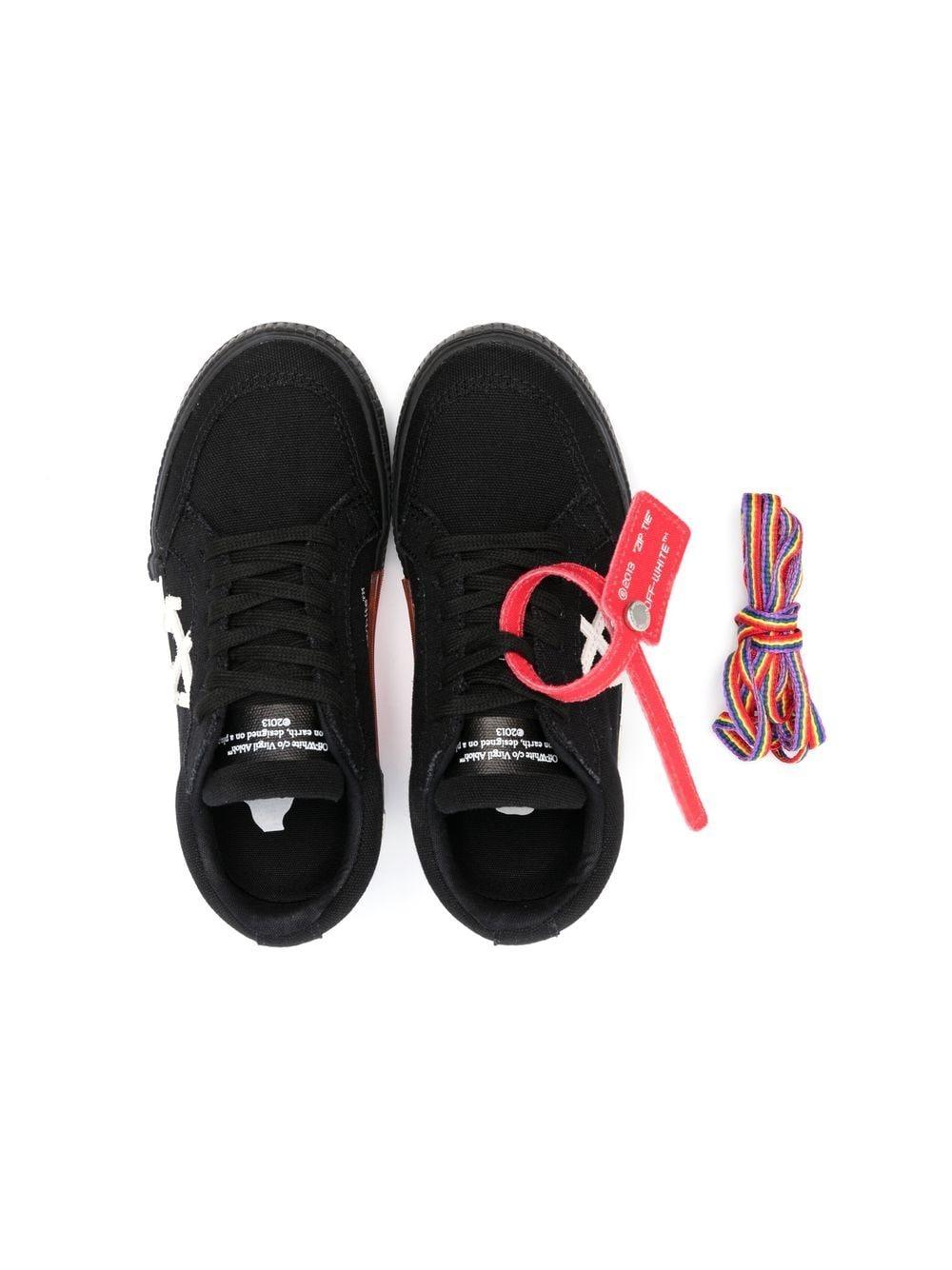 Vulcanized lace-up sneakers OBIA003C99FAB001 1001 OFF-WHITE KIDS 