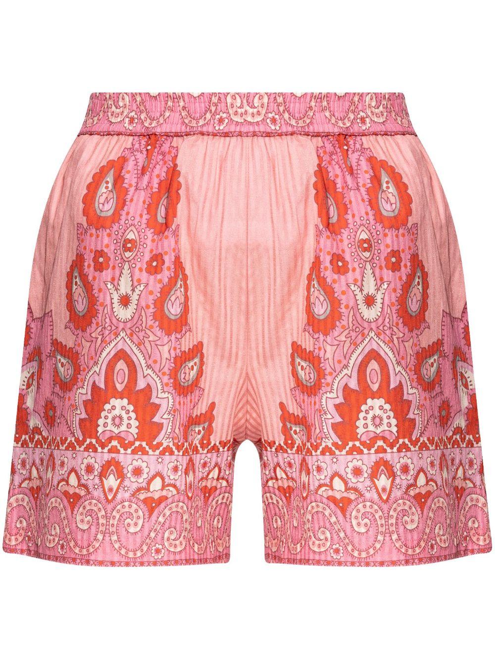 Paisley-print shorts<BR/><BR/><BR/> WRPA0014 AK758X0872 ETRO 