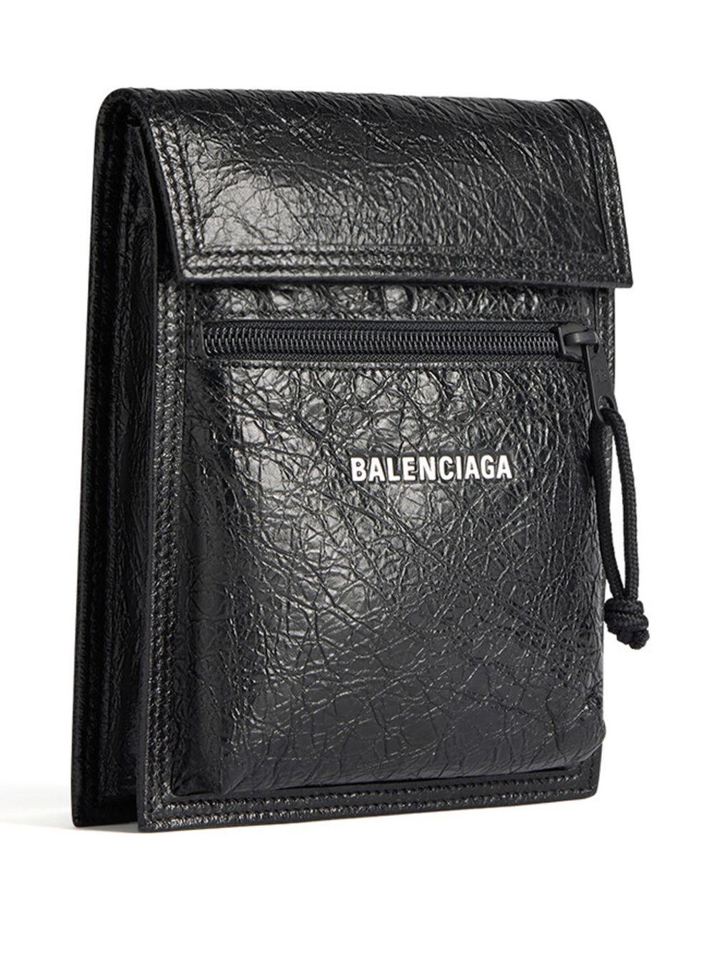 Men's Explorer Pouch With Strap Small 655982 1VG7X1090 BALENCIAGA 