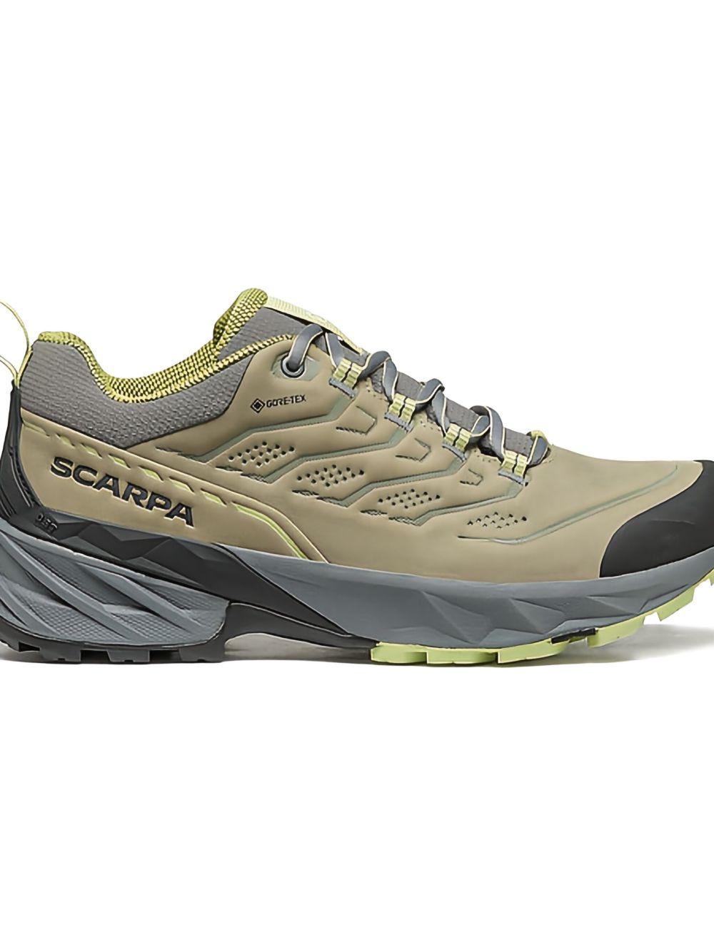 <BR/>RUSH 2 PRO GTX WMN<BR/>Mid nubuck hiking shoe<BR/> 63133-202 SAGE-ALOE SCARPA 