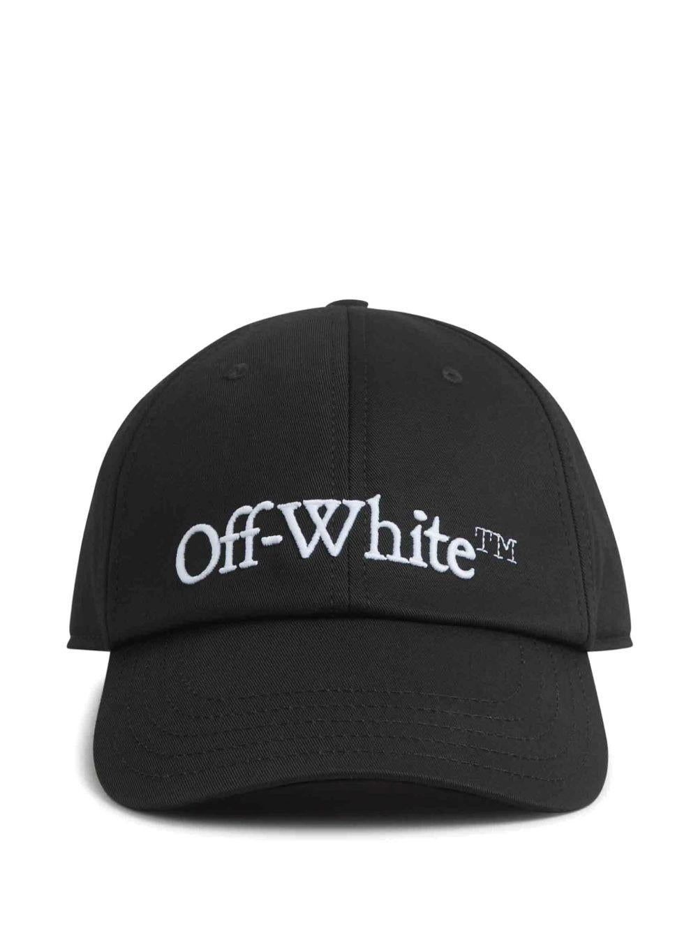 Black/white logo cap OMLA049C99FAB001 1001 OFF-WHITE 