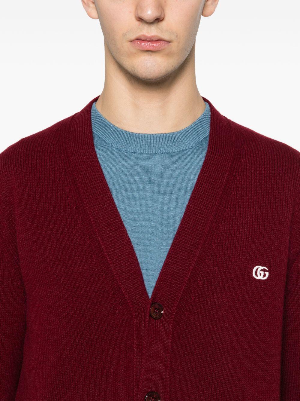 Wool cashmere cardigan with embroidery 815009 XKFAU6013 GUCCI 