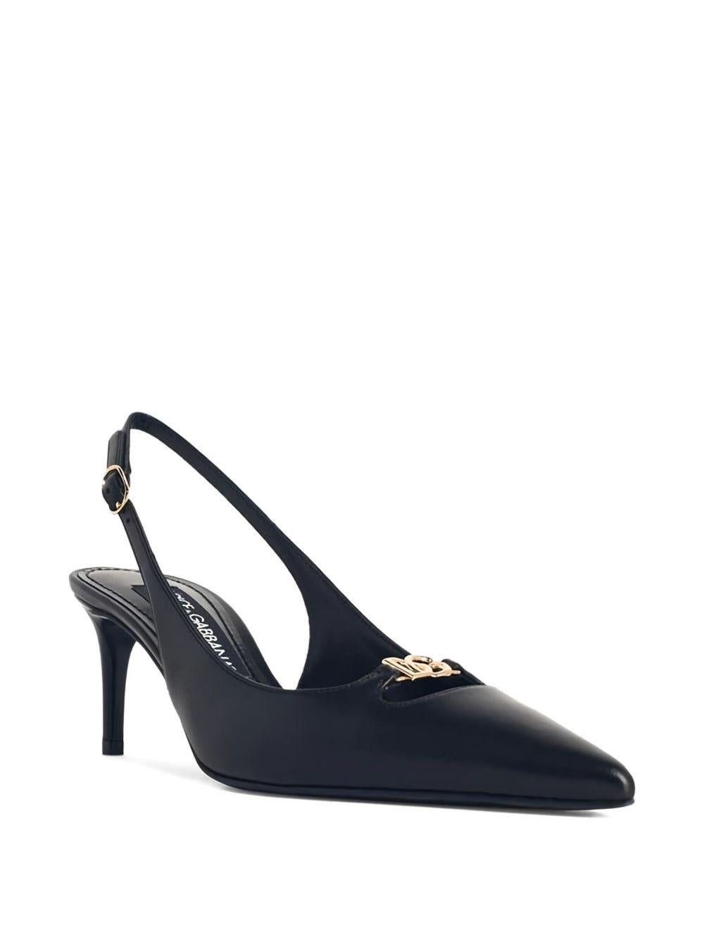 slingback in smooth leather CG0796 A573880999 DOLCE & GABBANA 