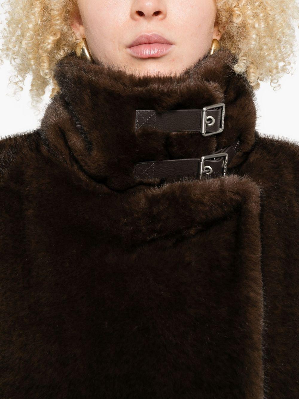 Faux fur cape 103837 A2PID49 PINKO 