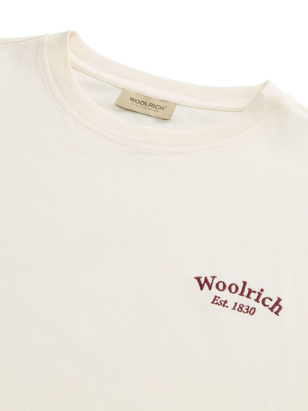 Cotton t-shirt<BR/><BR/><BR/> CFWWTE0101FRUT3855 8887 WOOLRICH 