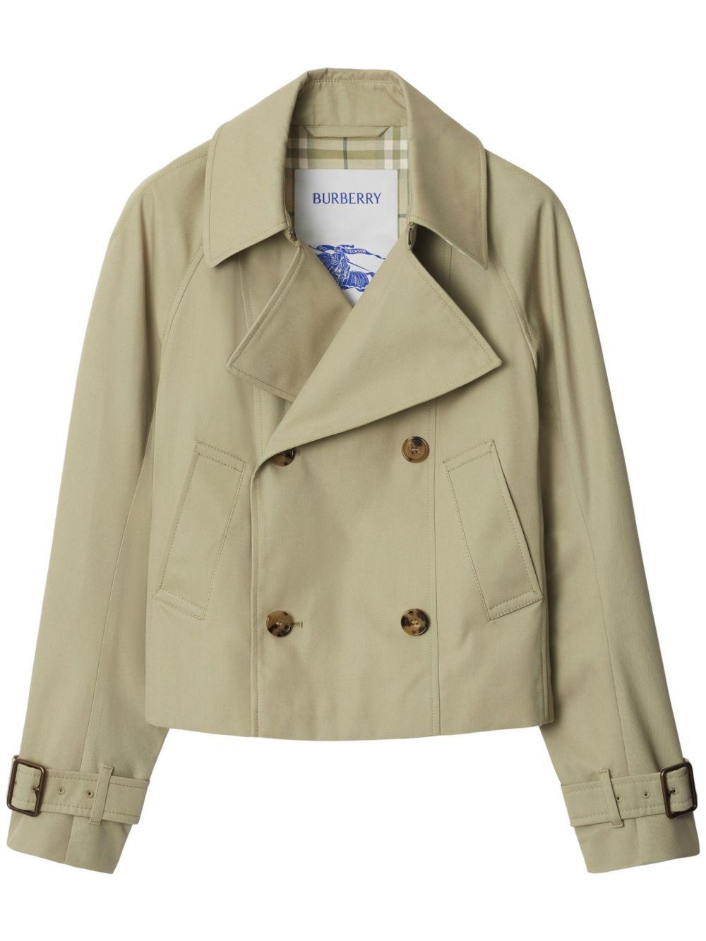 Cotton blend trench jacket 8106341 C2219 BURBERRY 