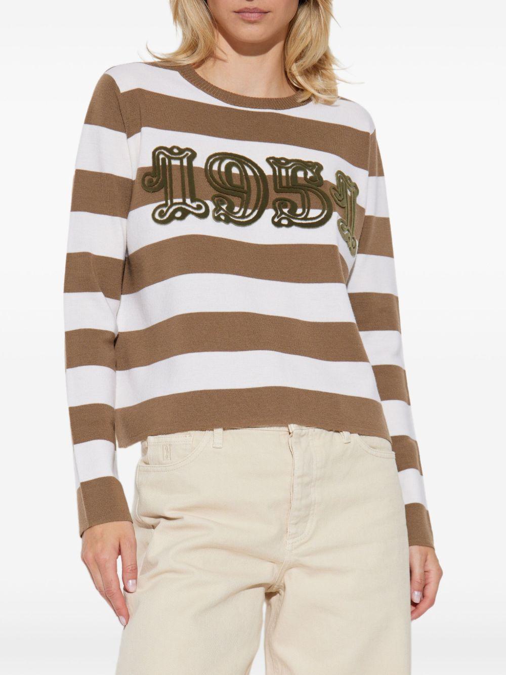 Embroidered wool sweater 2521366091 VITERBO009 MAX MARA 