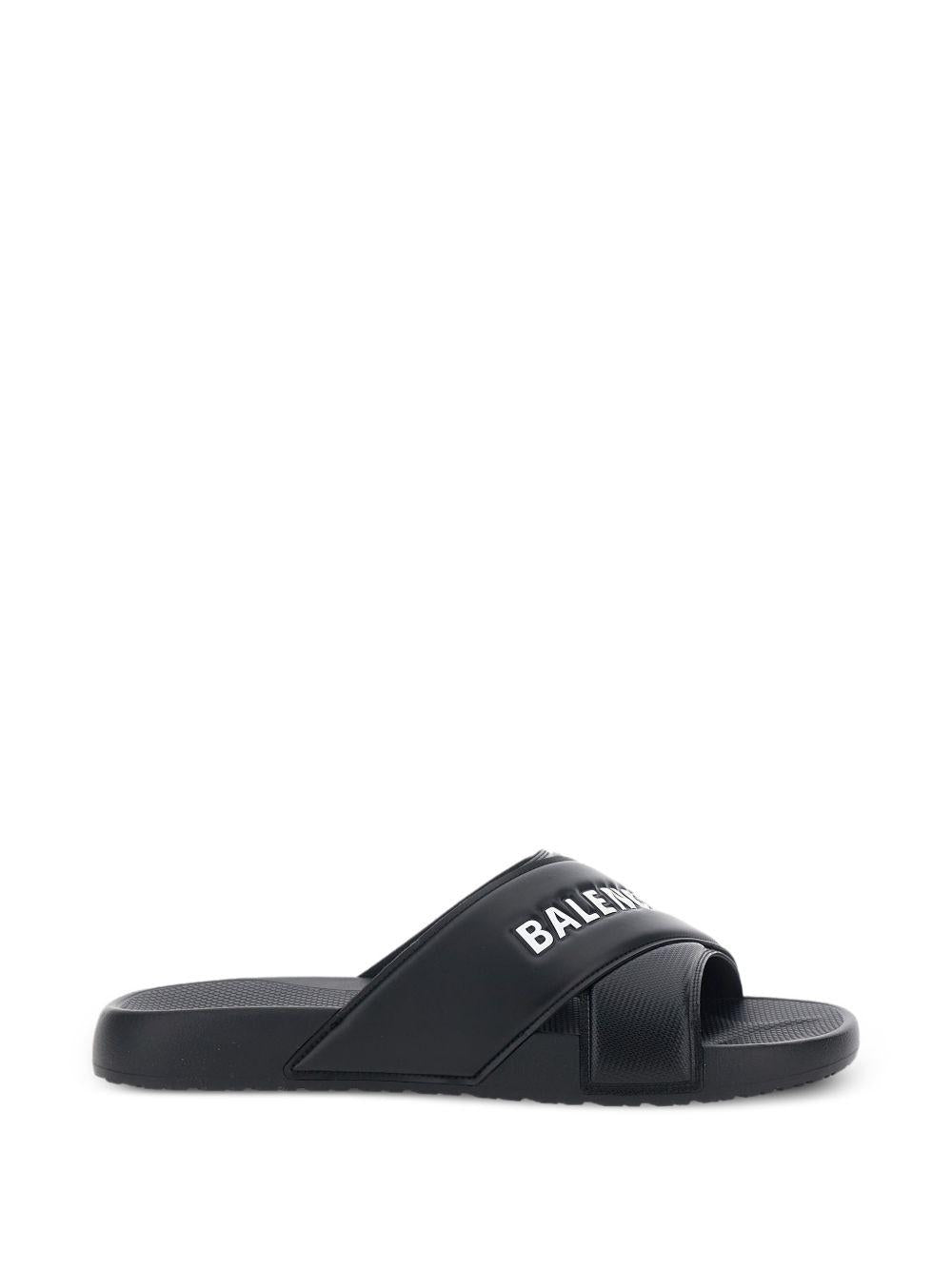 Sporty Pool Slide Sandal 866163 W0FPD1090 BALENCIAGA 