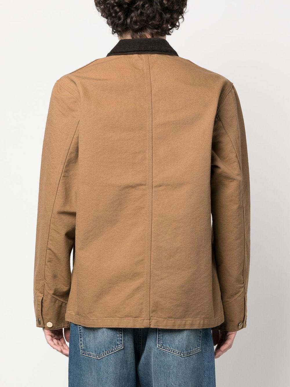 Michigan organic cotton single-breasted coat<BR/><BR/><BR/> I031519 Michigan Coat (Summer)00S.02 CARHARTT WIP 
