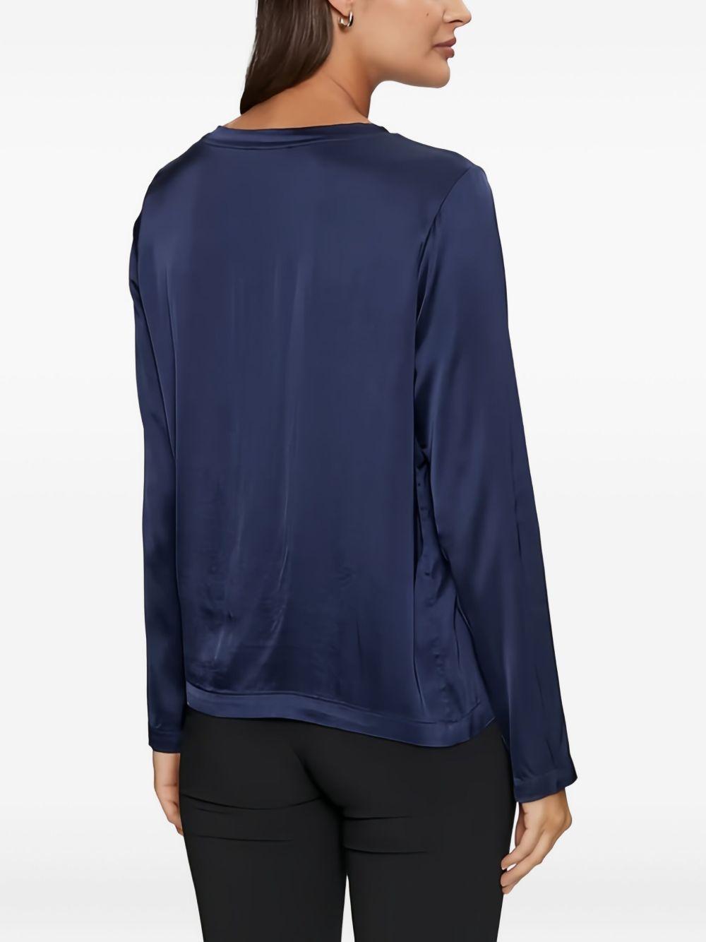 T-shirt with glossy finish TS0202 BLU VICOLO 