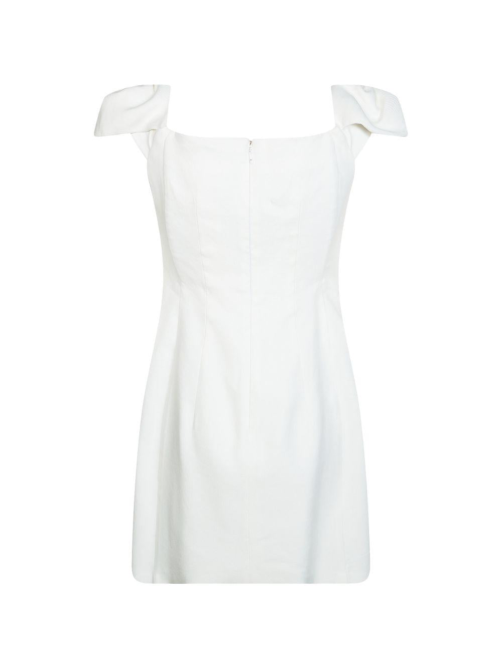 Linen blend mini dress AB96862E2 360 ELISABETTA FRANCHI 