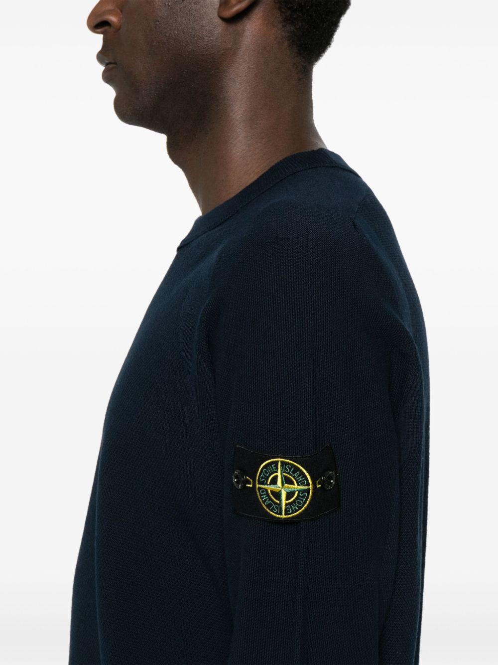 Piqué-weave sweatshirt<BR/><BR/><BR/> 5100036 S00B5V0020 STONE ISLAND 