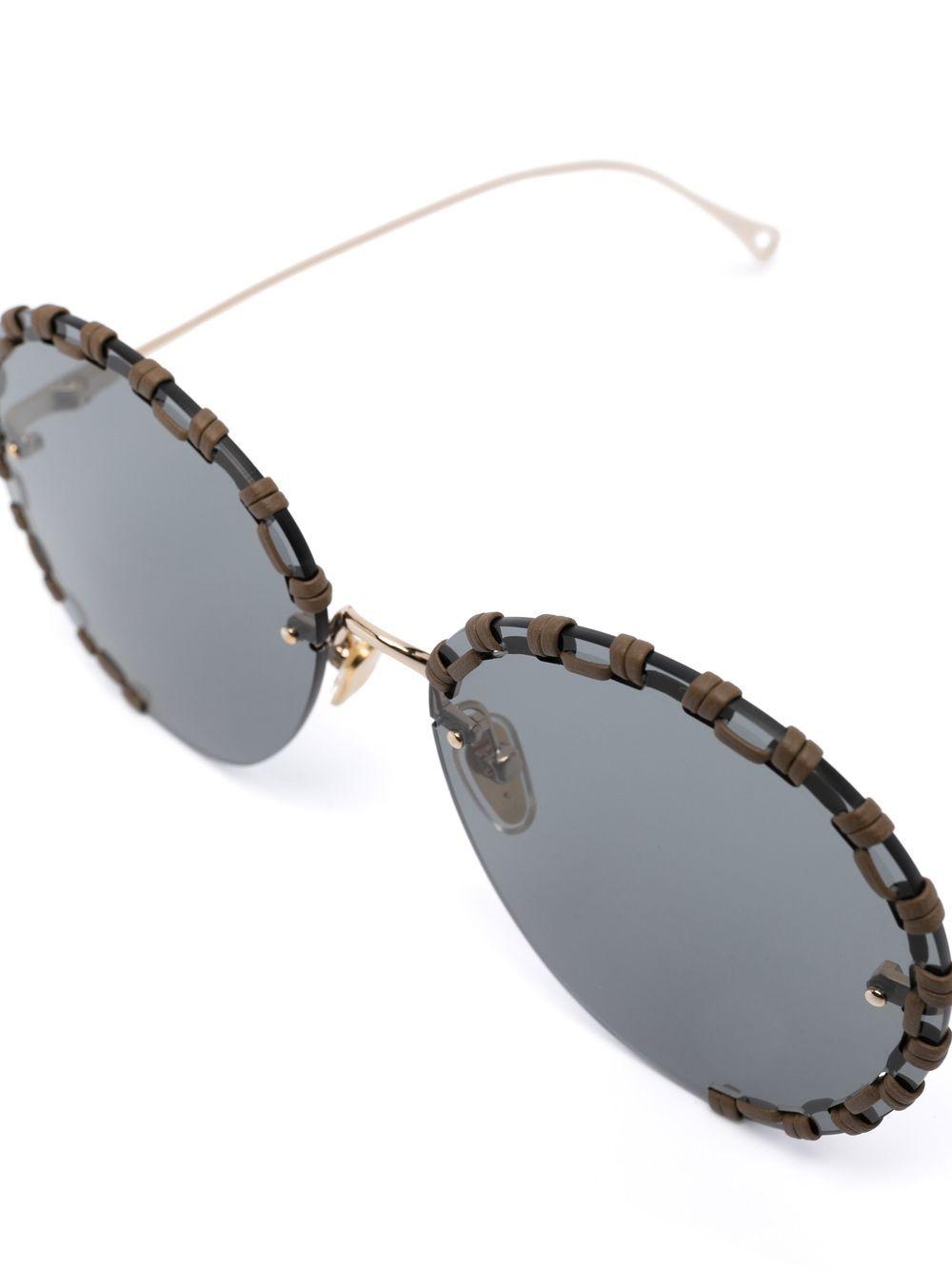 Round-frame sunglasses CH0186S 001 CHLOÉ 