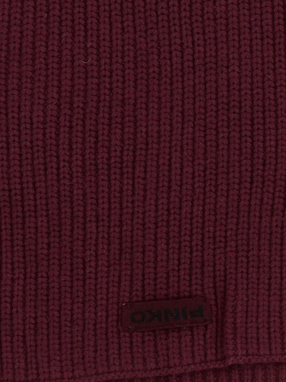 Wool blend ribbed scarf 105996 A2Z4R57 PINKO 