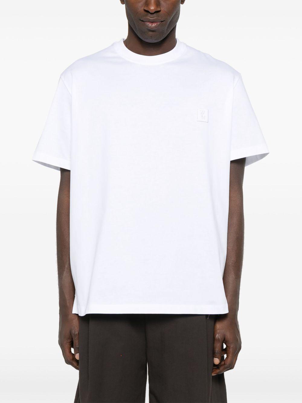 T-shirt with back print W251TS05 701W WOOYOUNGMI 