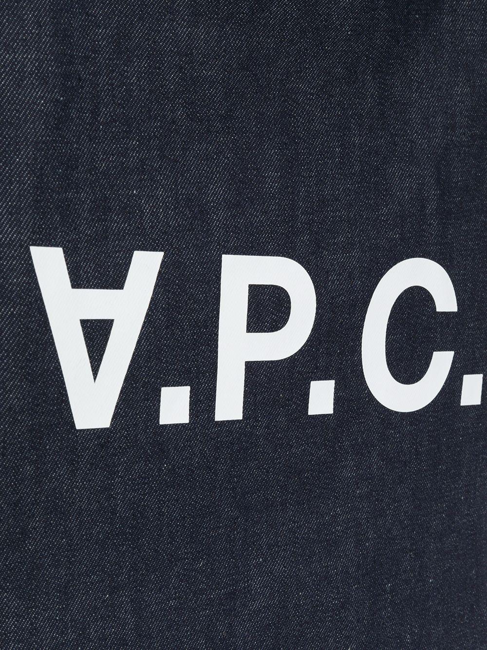 Logo denim tote bag COCSX M61445IAI A.P.C. 