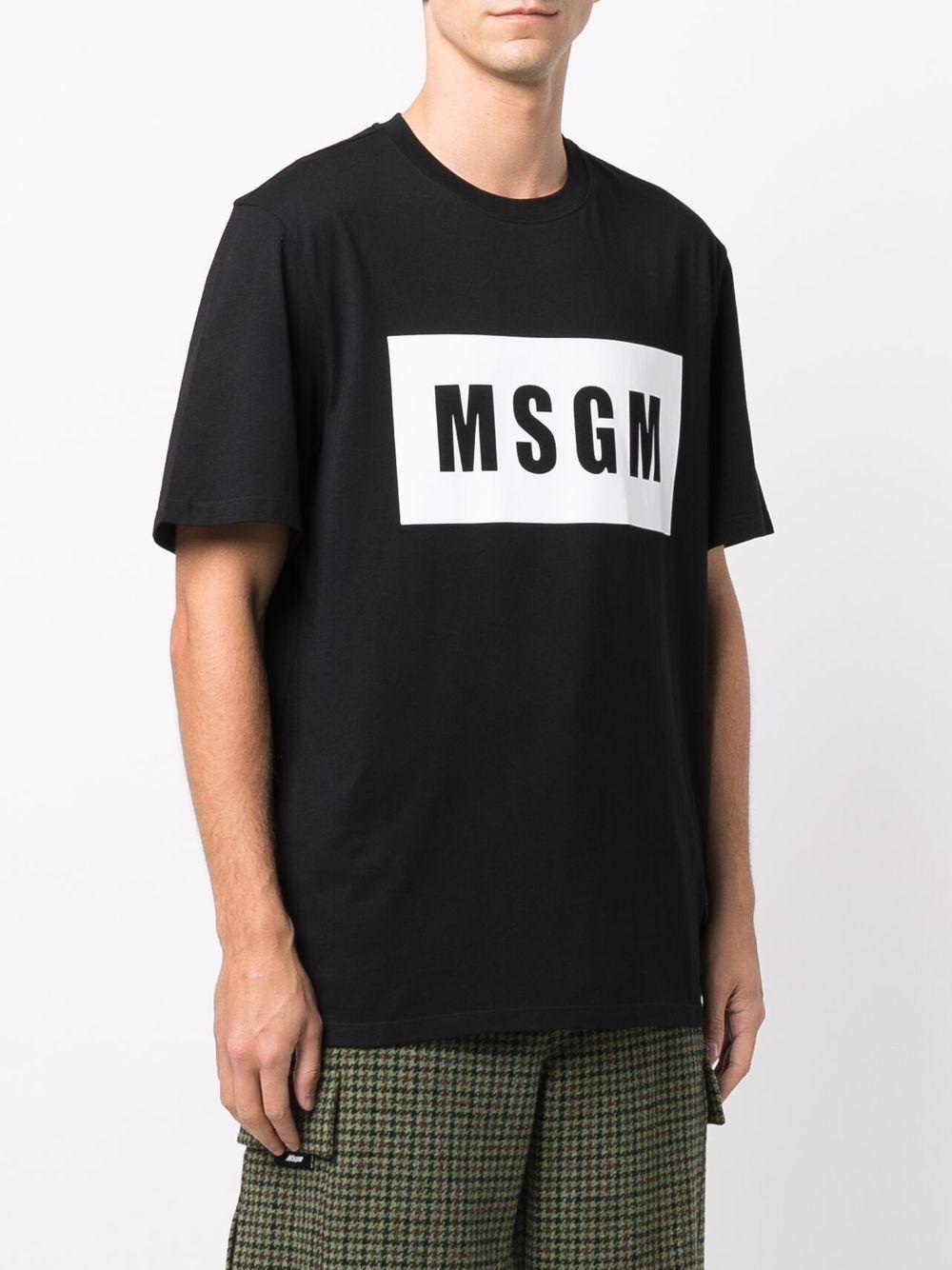 Logo patch T-shirt 2000MM520 20000299 MSGM 
