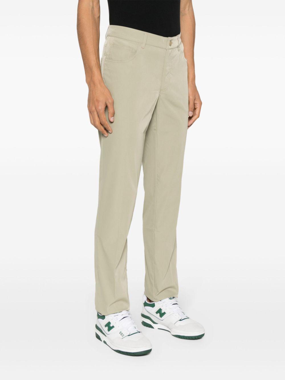 Logo-patch twill trousers<BR/><BR/> HH0922 CB8 LACOSTE 