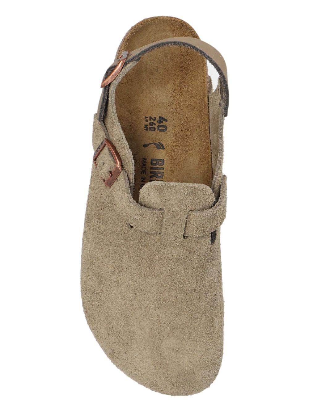 Tokio II suede clogs<BR/><BR/><BR/> 1028323 TAUPE BIRKENSTOCK 