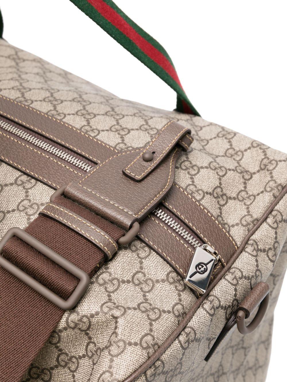 Medium duffle bag with Web 758664 FACK79768 GUCCI 