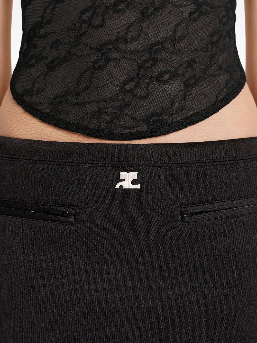 INTERLOCK TRACKSUIT SKIRT 325JJU296JS0250 9999 COURRÈGES 