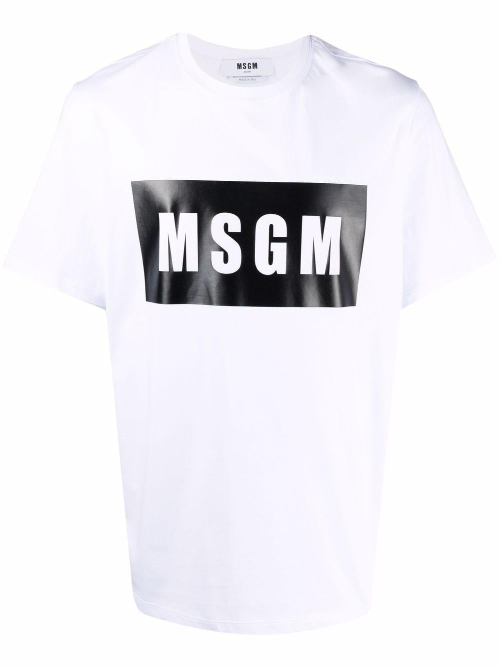 Logo patch T-shirt 2000MM520 20000201 MSGM 