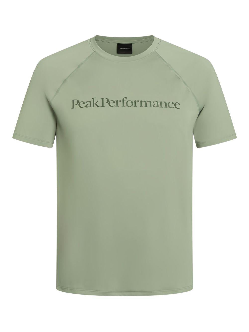 Front logo t-shirt G79546060 LIMIT GREEN PEAK PERFORMANCE 