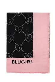 All-over print  logo scarf PF3038T0300 22222 BLUGIRL 