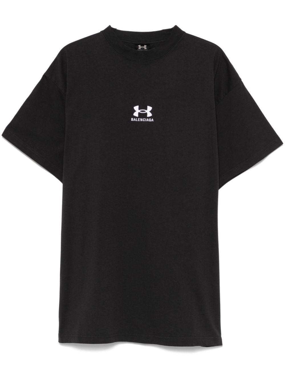 x Under Armour® logo-embroidered T-shirt<BR/><BR/><BR/> 787349 TRVB79034 BALENCIAGA 