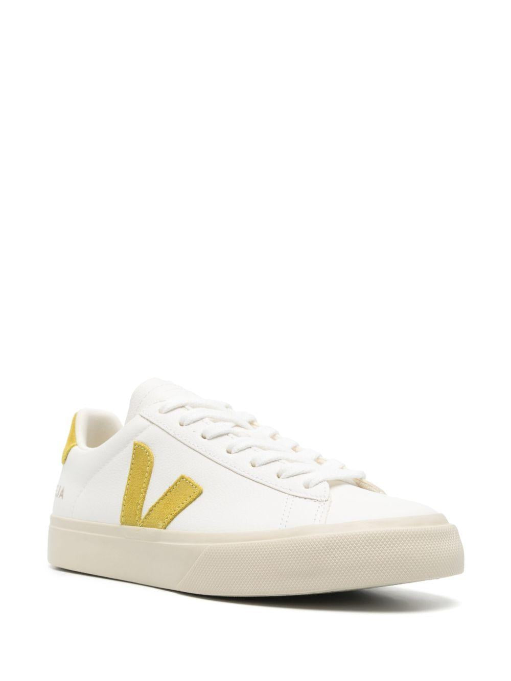 White/yellow Campo sneakers<BR/><BR/><BR/> CP0503887 EXTRA WHITE/LIQUOR VEJA 