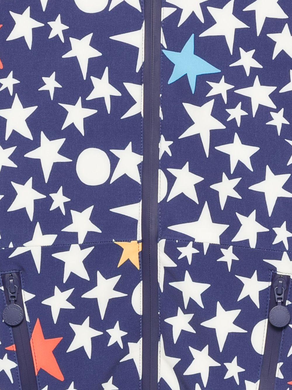 Star Print Hoodied Ski Jacket TX2C47 Z3117667MC STELLA McCARTNEY KIDS 