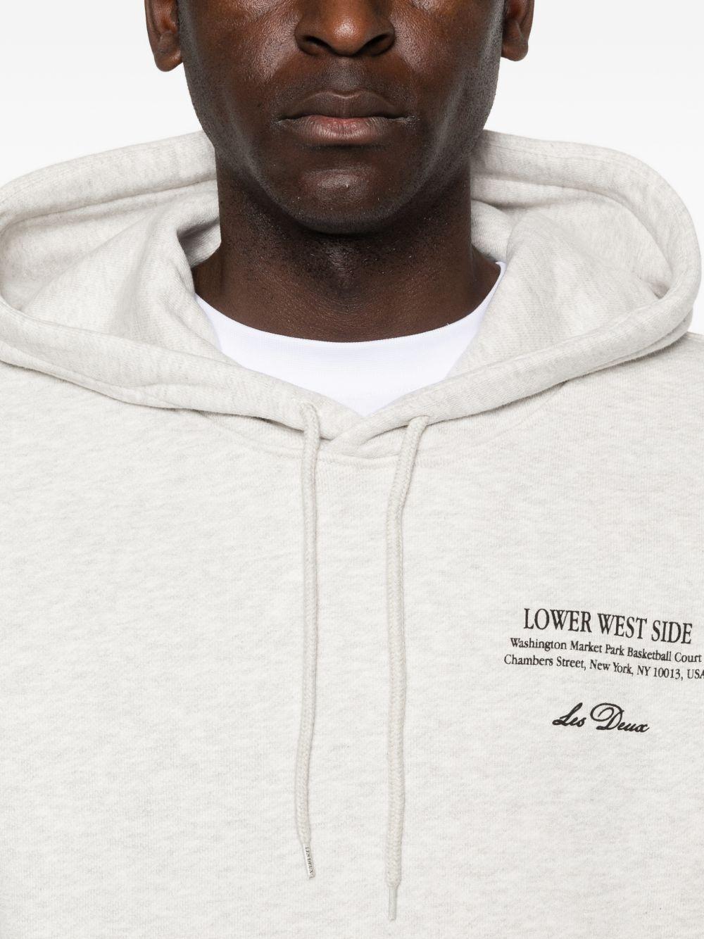 Logo hoodie 1000400 230 LES DEUX 