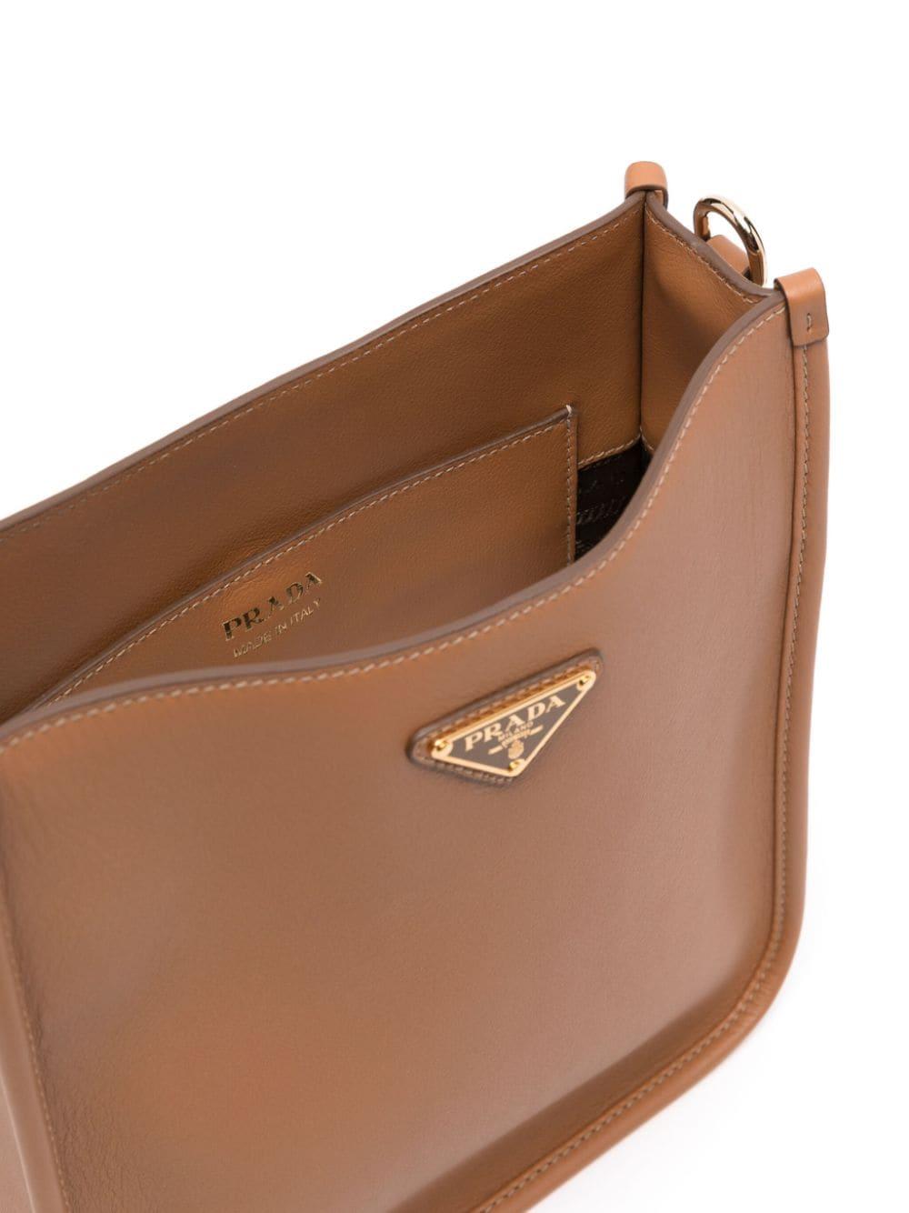 Triangle-logo cross body bag<BR/><BR/><BR/> 1BH219 2CYSF03BH PRADA 