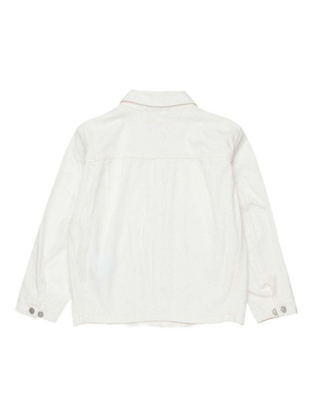 Cotton jacket with logo patch J02546 KXBRZK141 DIESEL KIDS 