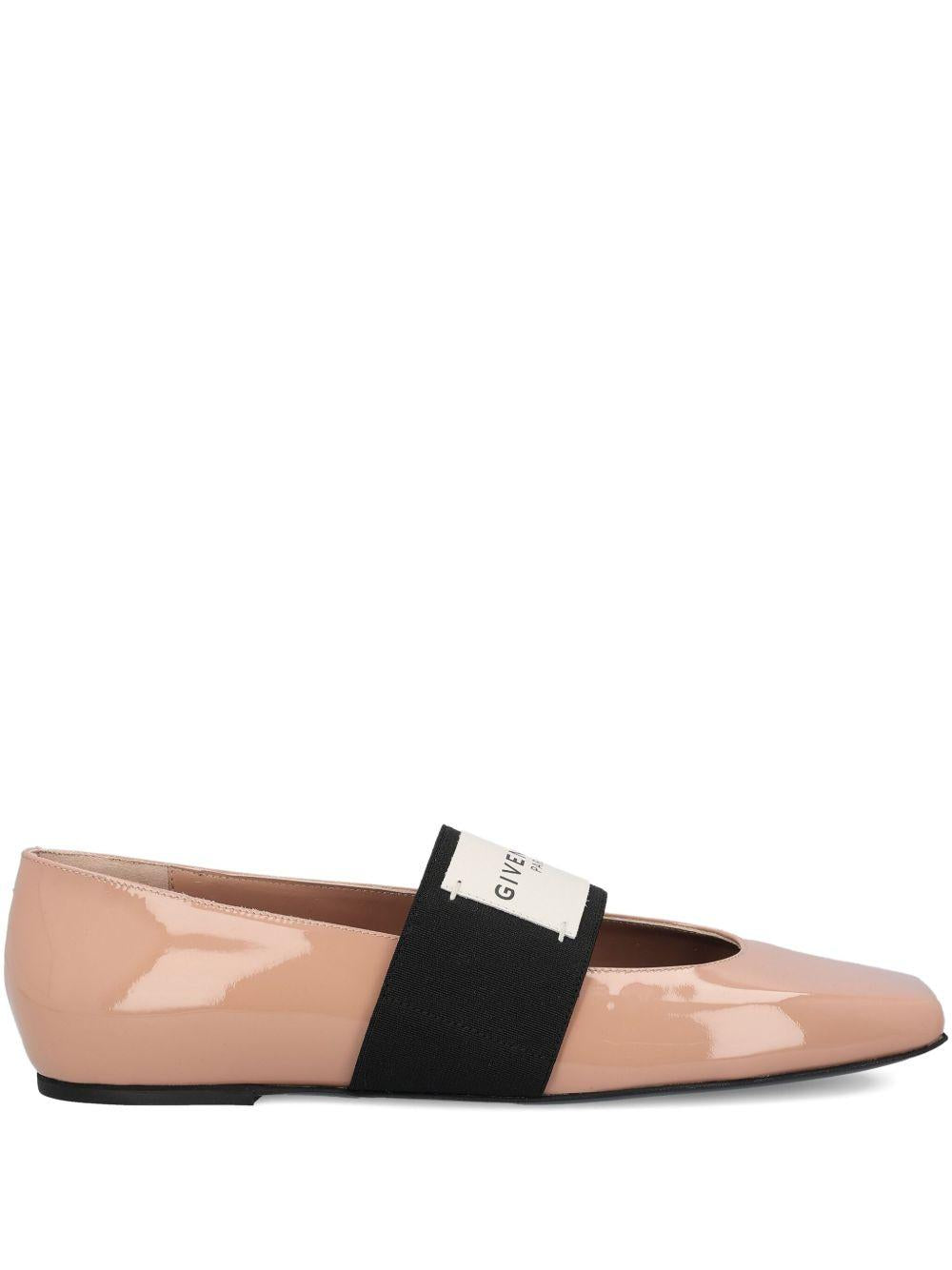 sliced square ballerinas in patent leather BE5010E2FF 272 GIVENCHY 