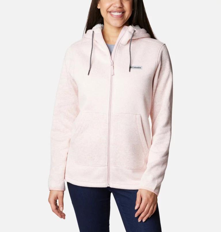 Sweater Weather Sherpa Full Zip Hooded Jacket<BR/> 2051684 626 COLUMBIA 
