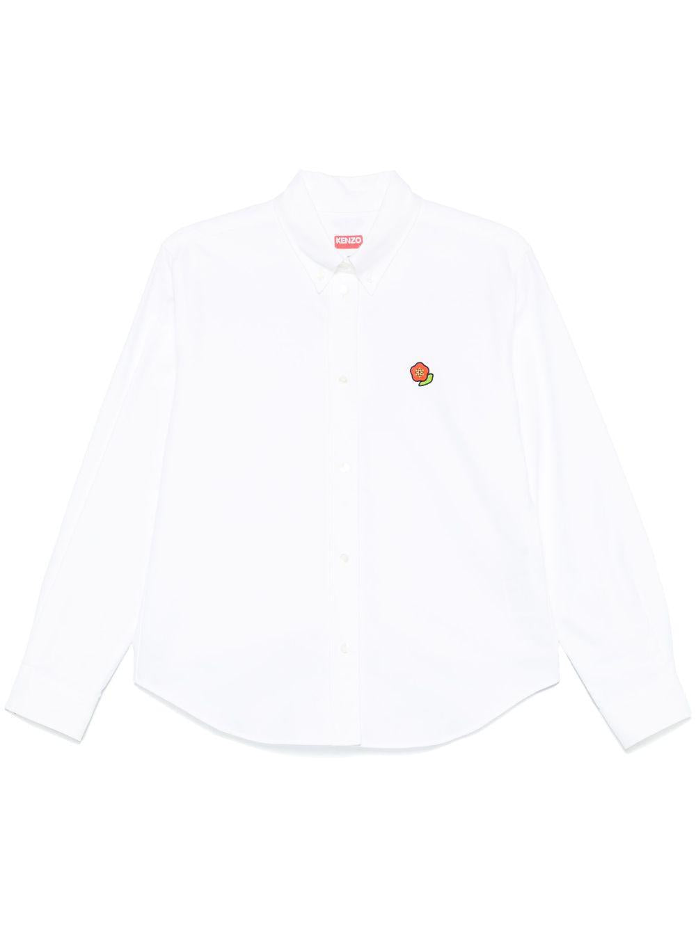 Logo flower shirt FF52CH2649LO 01 KENZO 