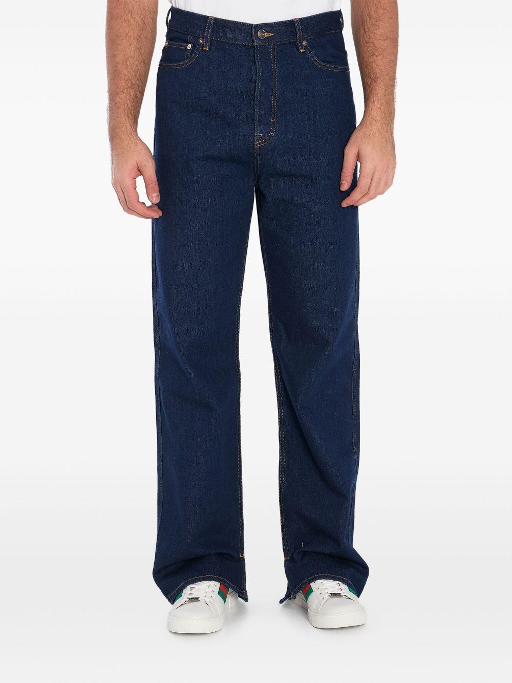 High-wait wide-leg jeans<BR/><BR/><BR/> 815629 XDC6V4759 GUCCI 