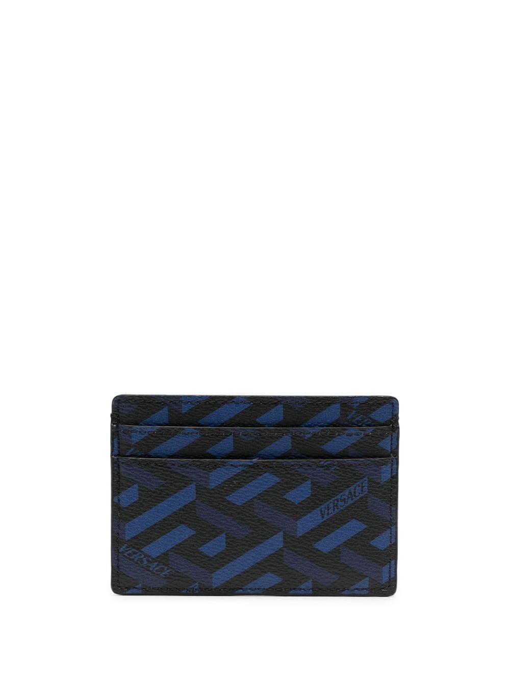 Graphic-print cardholder DPN2467 1A019745U630 VERSACE 