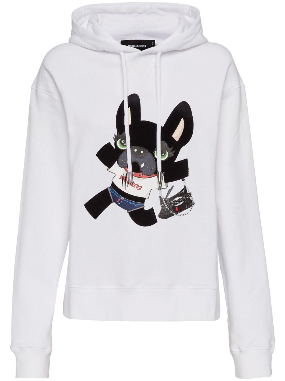 Dog print hoodie S75GU0550 S25516100 DSQUARED2 