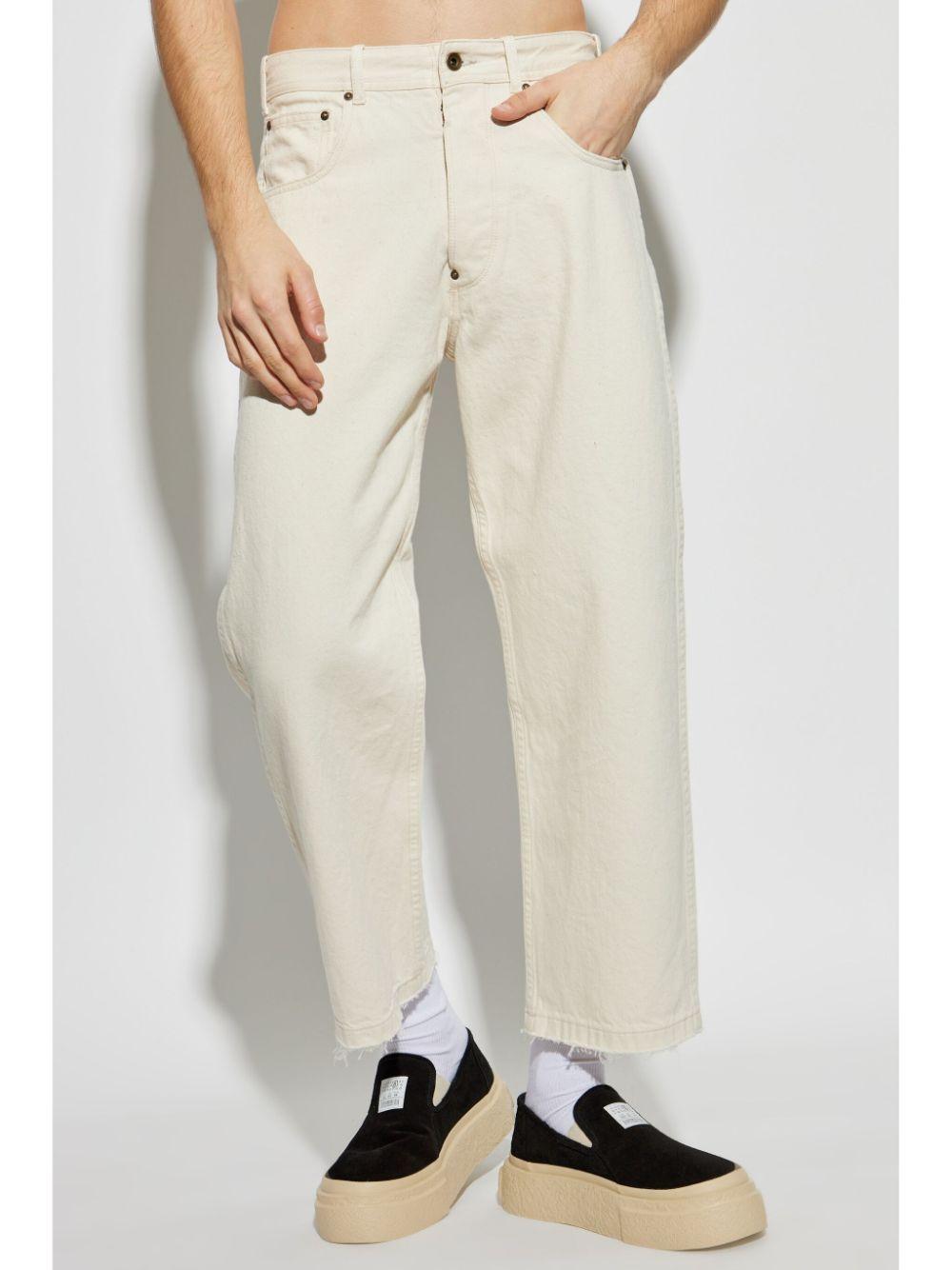 Buckled straight jeans<BR/><BR/><BR/> S50LA0240 M30026105M MAISON MARGIELA 