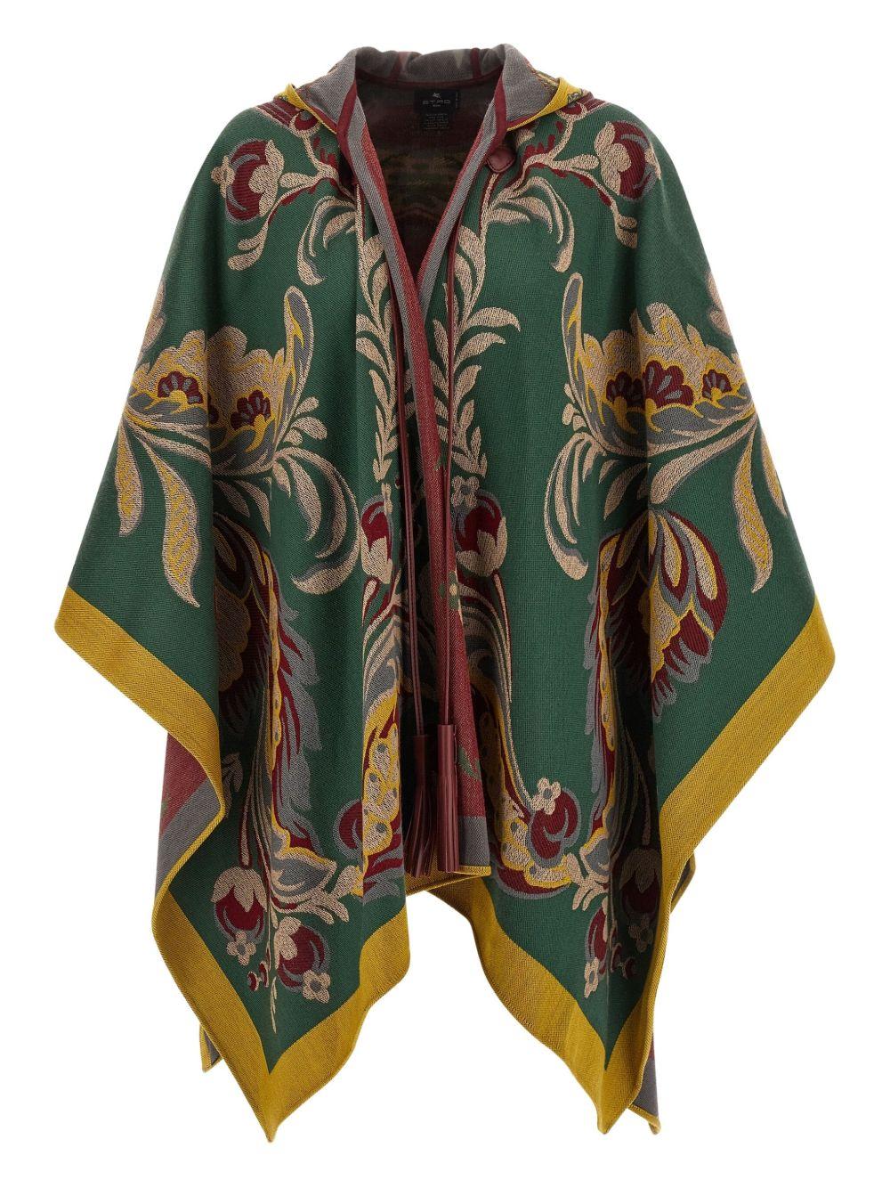 Cape in wool and viscose blend WRBD0027 AQ291X0826 ETRO 